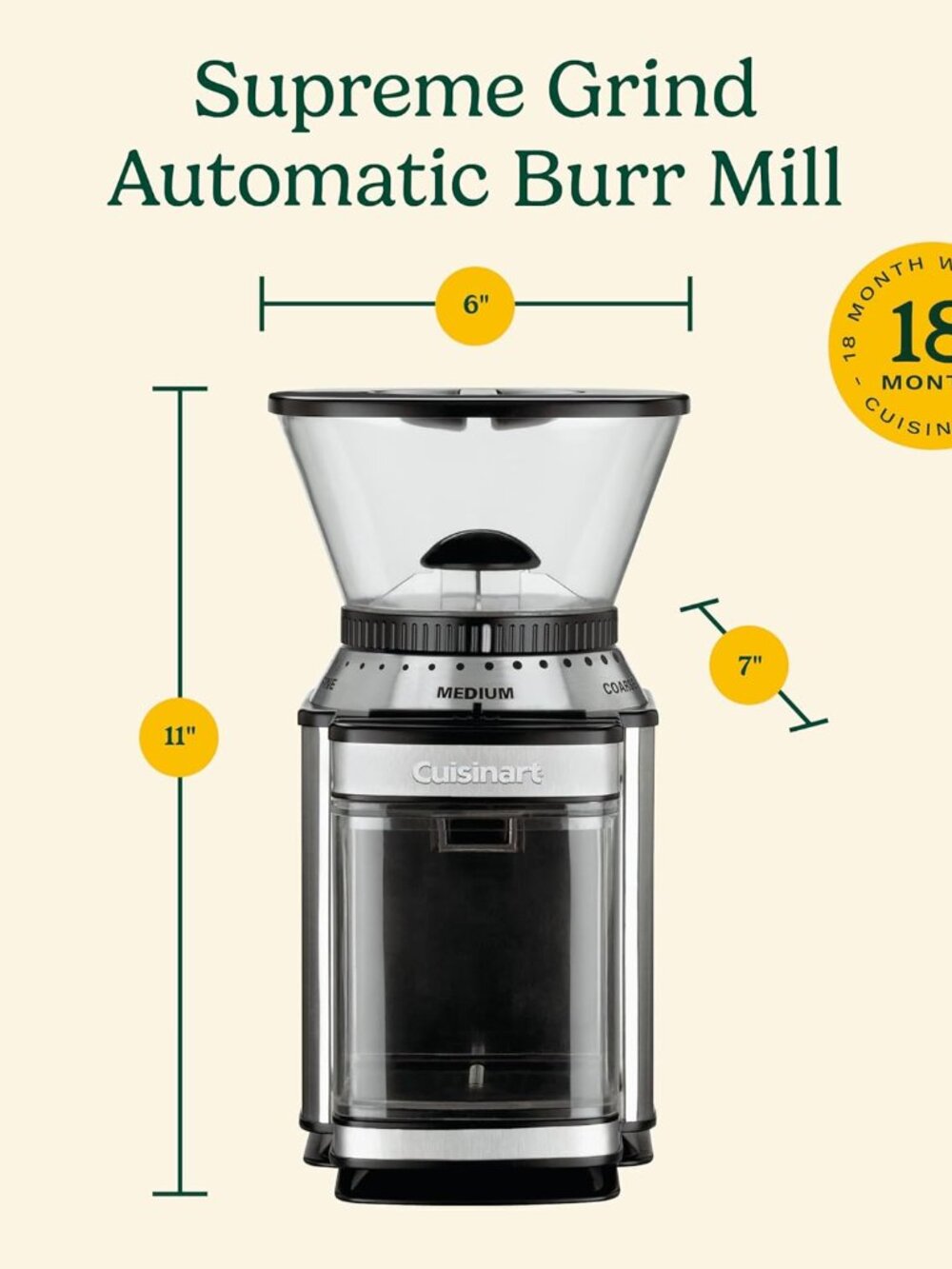 Cuisinart Supreme Grind Automatic Burr Mill - Picture 9 of 9